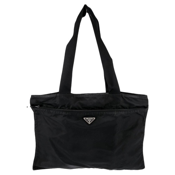 Prada Tessuto Tote, Black, Nylon - Picture 1 of 10